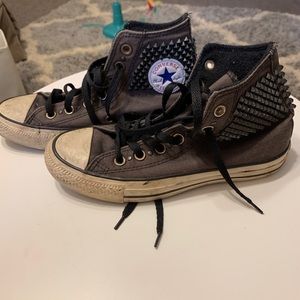Studded Converse High-Tops